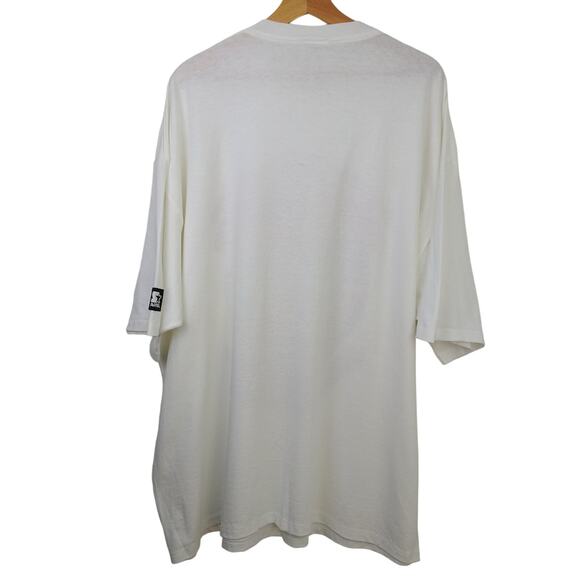 Chicago Bulls SZ XL VTG Single Stitch 1997 NBA Finals White Tee Shirt NEW - Picture 5 of 7